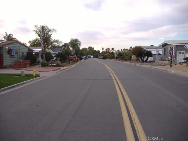 a view of a city street with a road