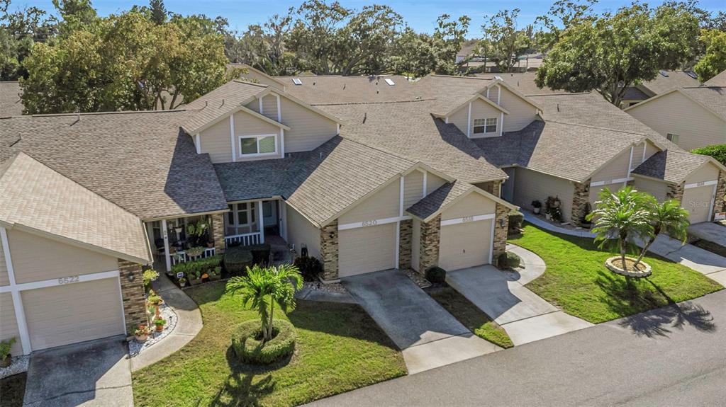 6520 Thicket Trail New Port Richey, FL 34653 - Photo 39 of 43 a house view with a garden space