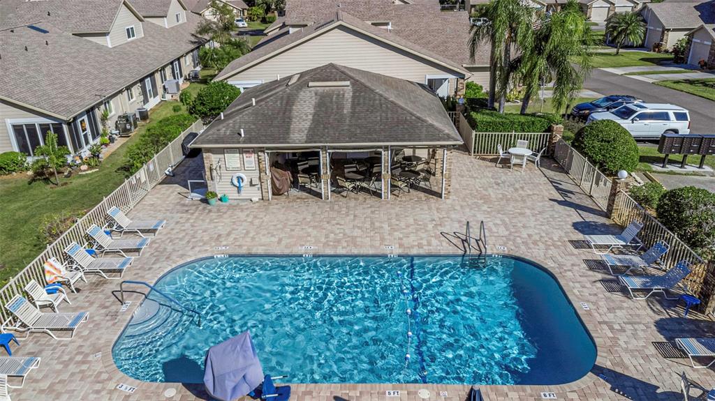 6520 Thicket Trail New Port Richey, FL 34653 - Photo 43 of 43 an aerial view of a house