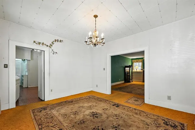 wooden floor in an empty room