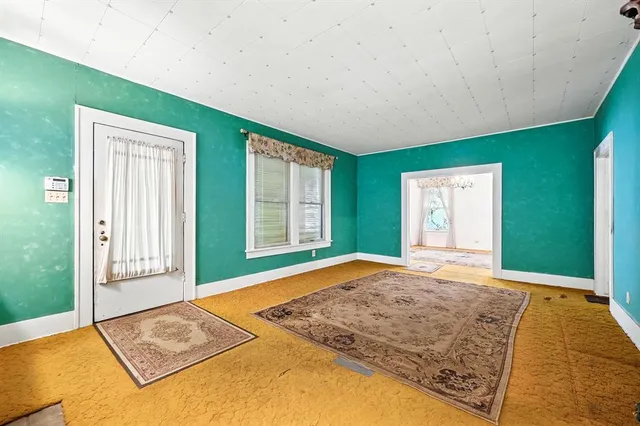 a view of an empty room