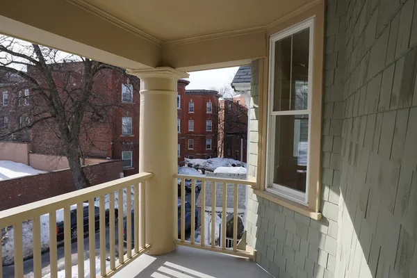 a view of a house with a porch