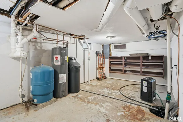 a view of storage and utility room