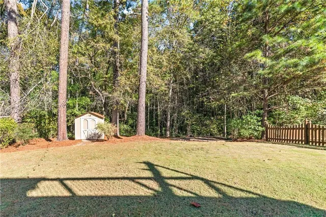 a house view with a outdoor space