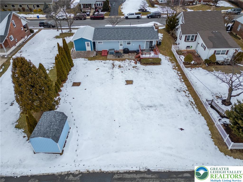 534 Seem Street Emmaus, PA 18049 - Photo 40 of 42 an aerial view of a house with a yard
