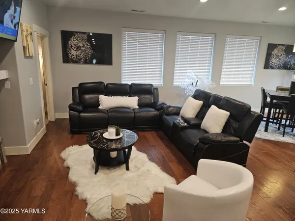 a room with furniture and a window
