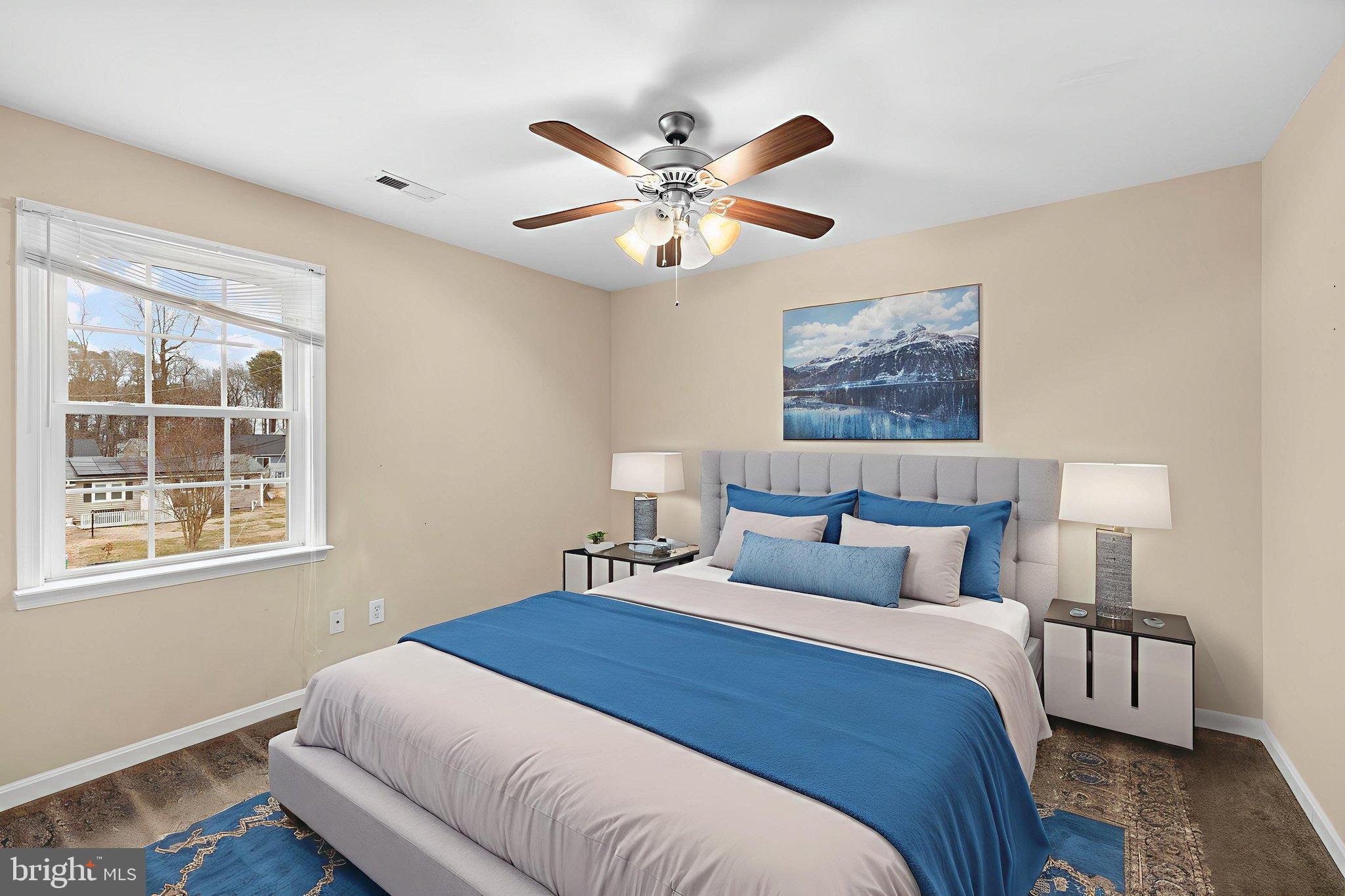 617 Wakefield Drive Colonial Beach, VA 22443 - Photo 32 of 42 Bedroom #2 is virtually staged.