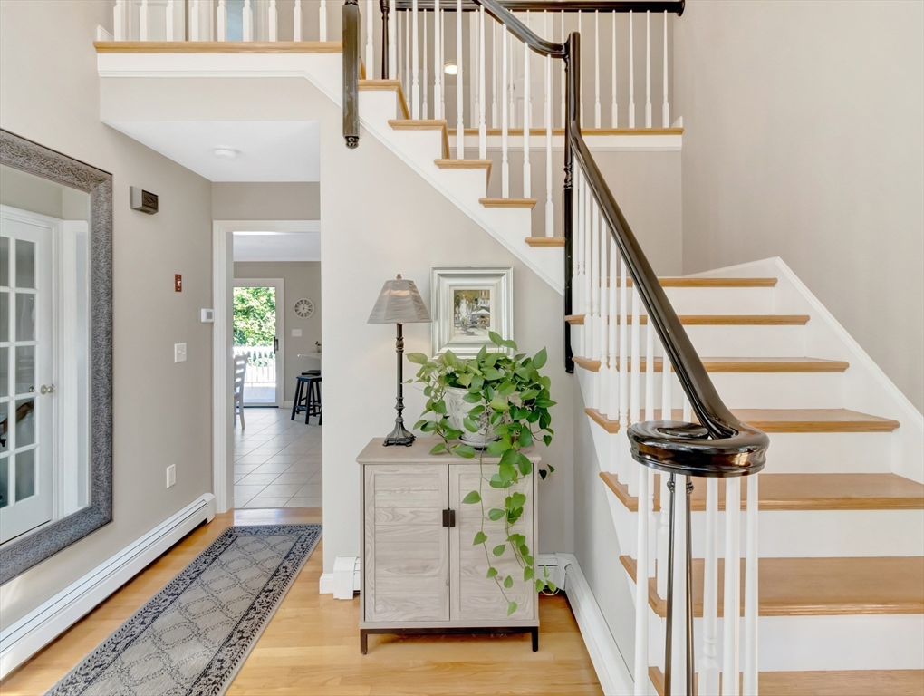1620 West Street Wrentham, MA 02093 - Photo 2 of 42 a view of entryway and hall with wooden floor