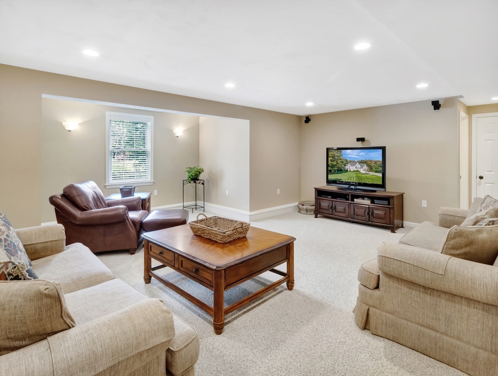 1620 West Street Wrentham, MA 02093 - Photo 33 of 42 a living room with furniture and a flat screen tv