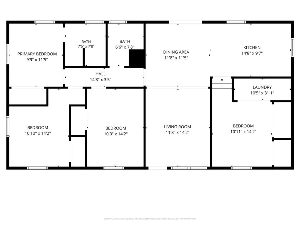 608 Bunny Rabbit Road Athens, TX 75751 - Photo 33 of 33 Floor plan