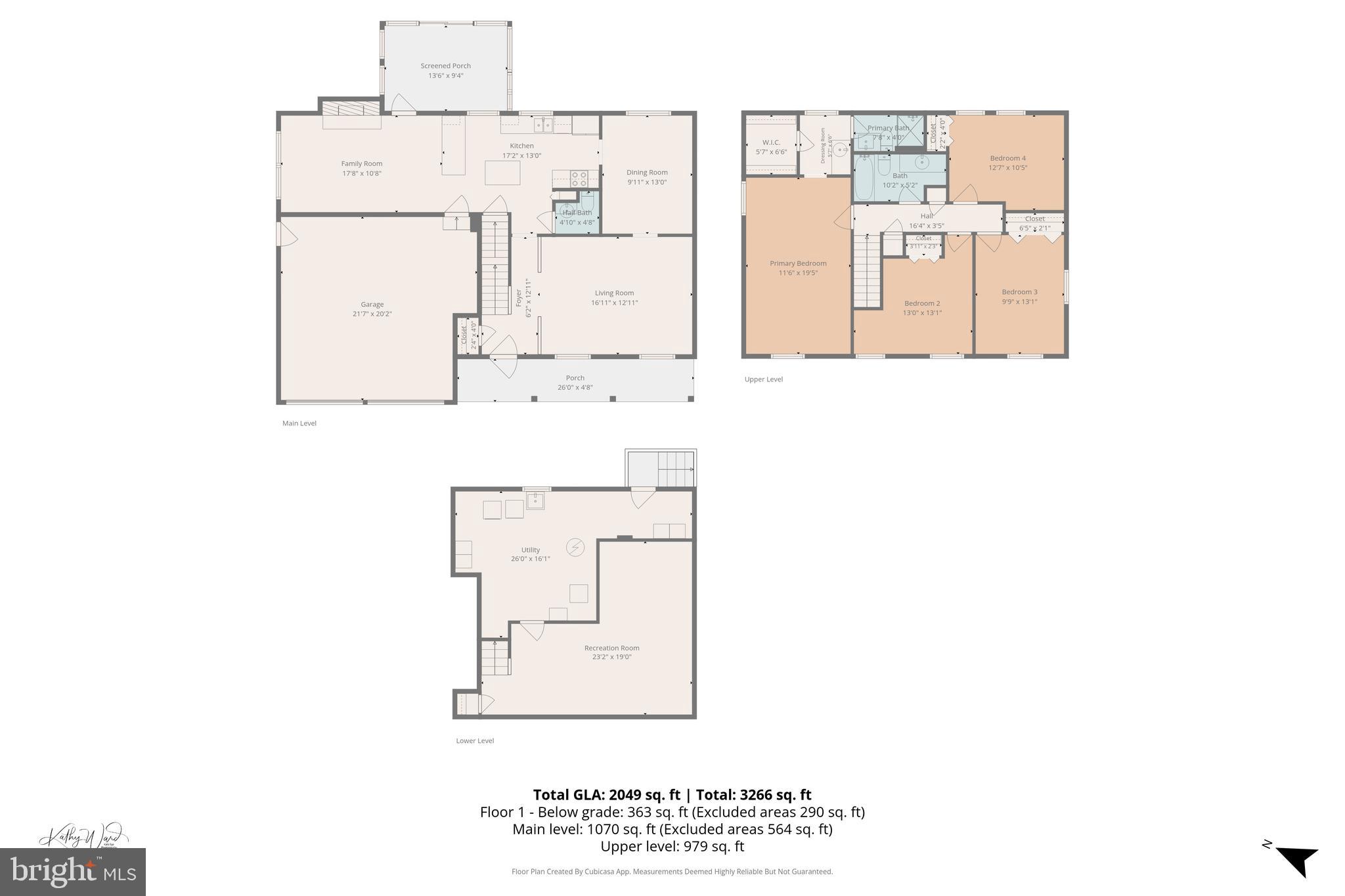 5253 Eliots Oak Road Columbia, MD 21044 - Photo 46 of 46 Floor Plan: All Levels