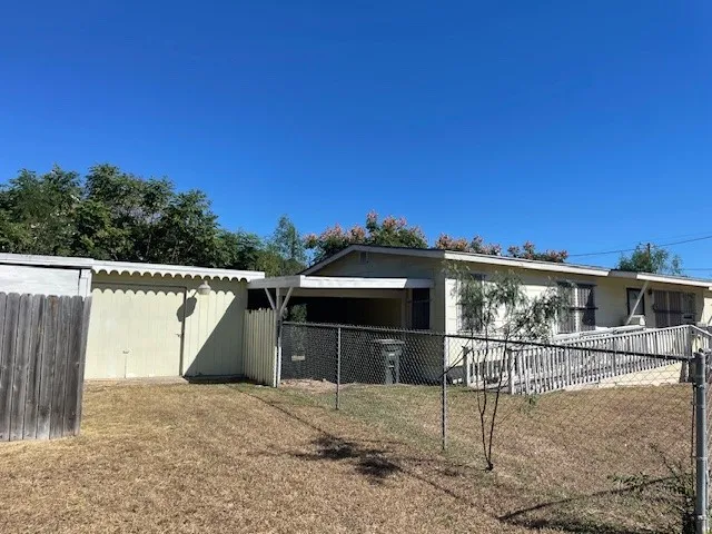 a view of a house with a outdoor space