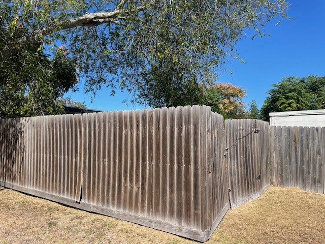 3530 Carrolleton Street Corpus Christi, TX 78411 - Photo 16 of 16 a view of a wooden fence