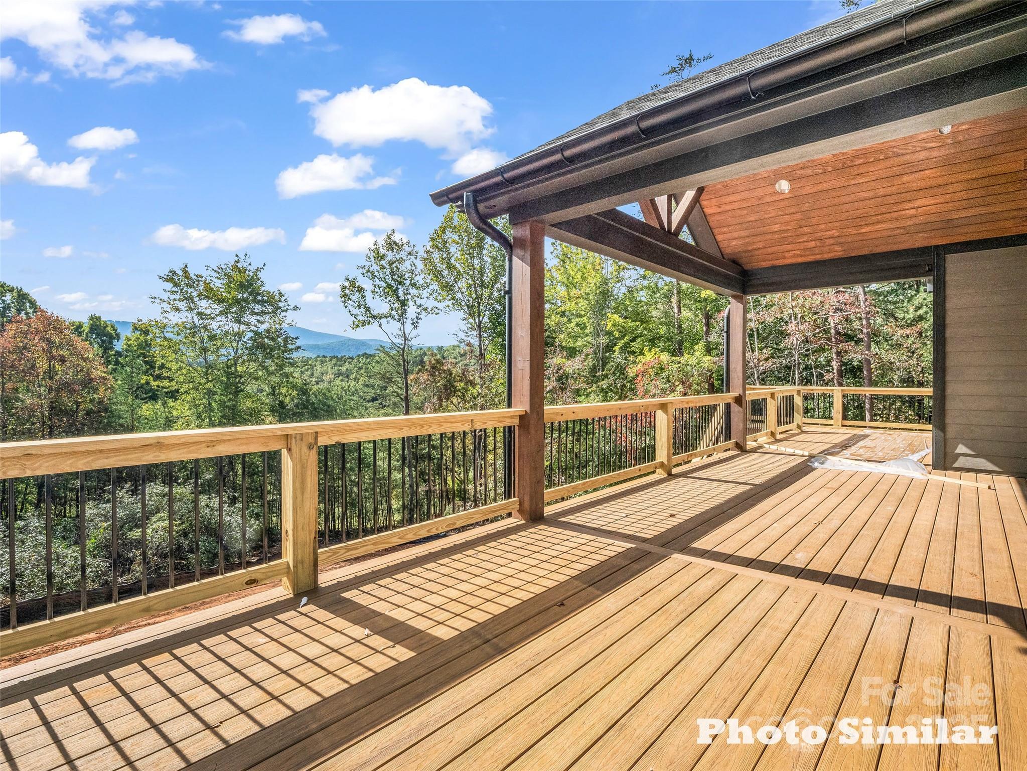 1 Jackson Ridge Ln Mill Spring Mill Spring, NC 28756 - Photo 34 of 36 a view of balcony with wooden floor
