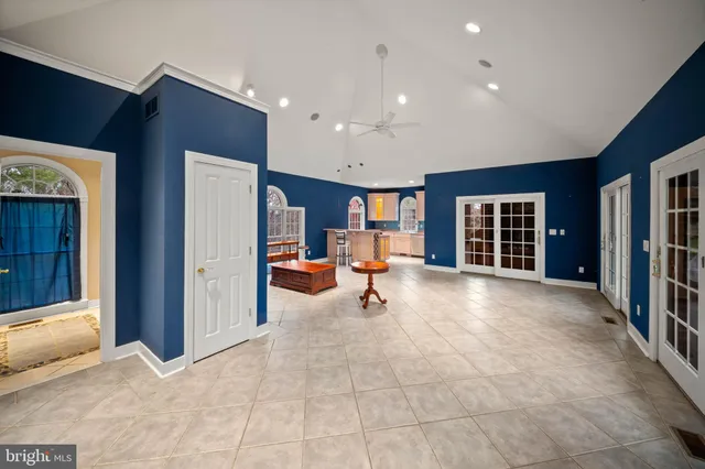 a view of a livingroom with furniture and window