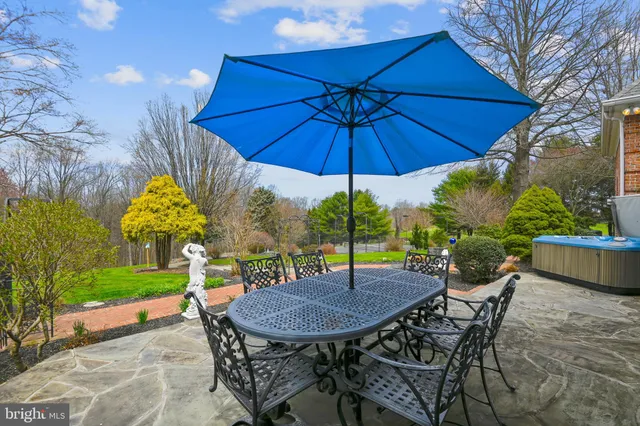 a view of yard with patio