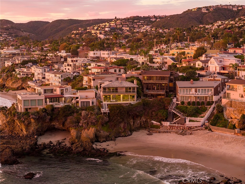 1907 Ocean Way Laguna Beach, CA 92651 - Photo 67 of 74 an aerial view of a house with a mountain