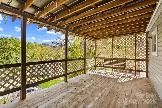 a view of porch with an outdoor space