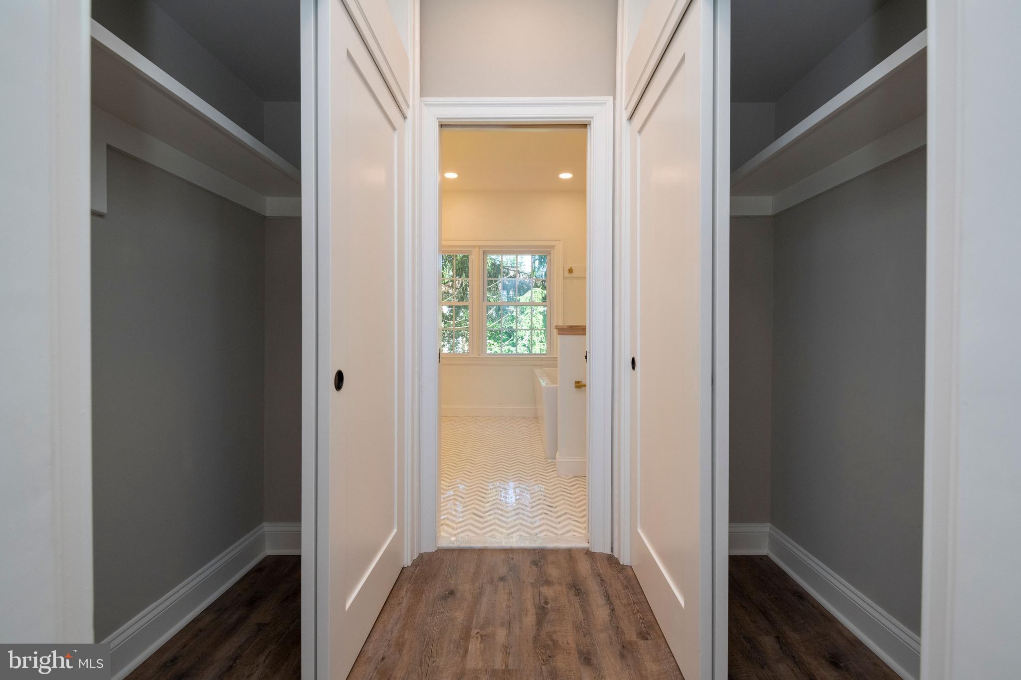 705 Chapel Ridge Road Lutherville-Timonium, MD 21093 - Photo 30 of 59 Two Add'l Closets Flank Hall to Primary Bath