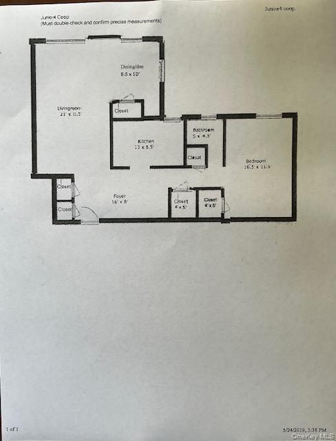 99-10 60th Avenue, Unit 3B Queens, NY 11368 - Photo 25 of 25 close up of a white wall