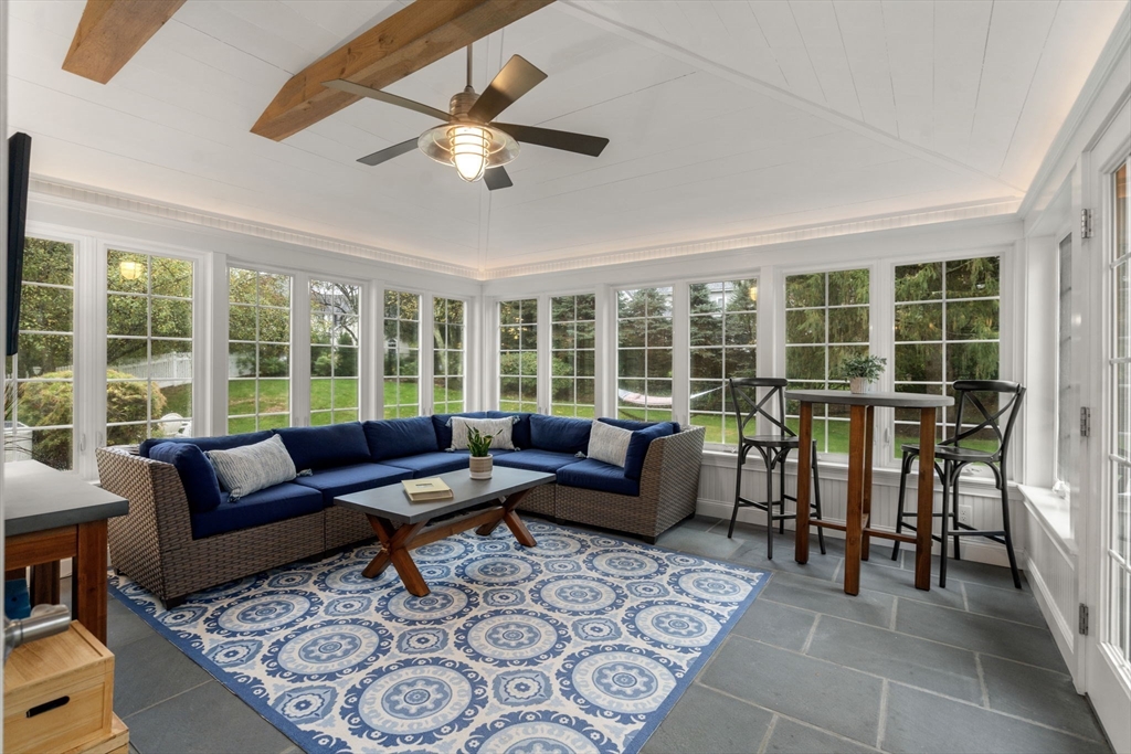 14 Harding Street Medfield, MA 02052 - Photo 11 of 33 a living room with furniture and a large window