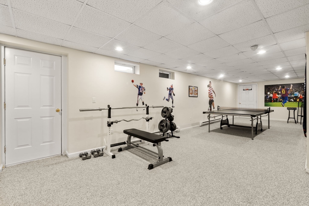 14 Harding Street Medfield, MA 02052 - Photo 27 of 33 a view of a room with gym equipment