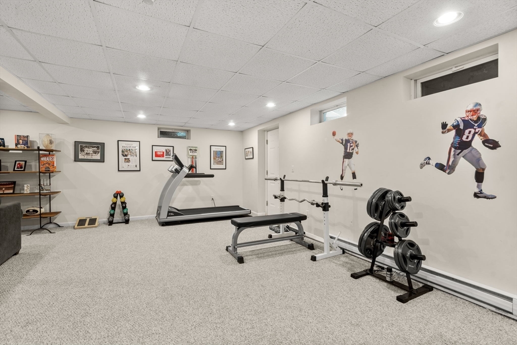 14 Harding Street Medfield, MA 02052 - Photo 29 of 33 a view of a room with gym equipment