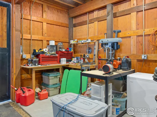 a room with furniture