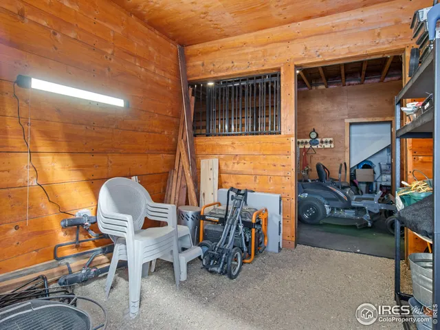 a room with furniture and a window