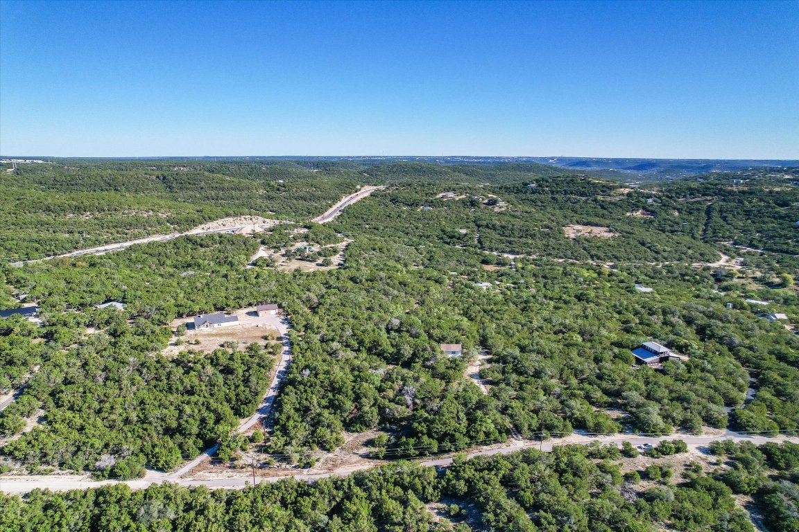 19918 Old Burnet Road Jonestown, TX 78645 - Photo 4 of 11 Aerial overview of property's location featuring a heavily wooded area