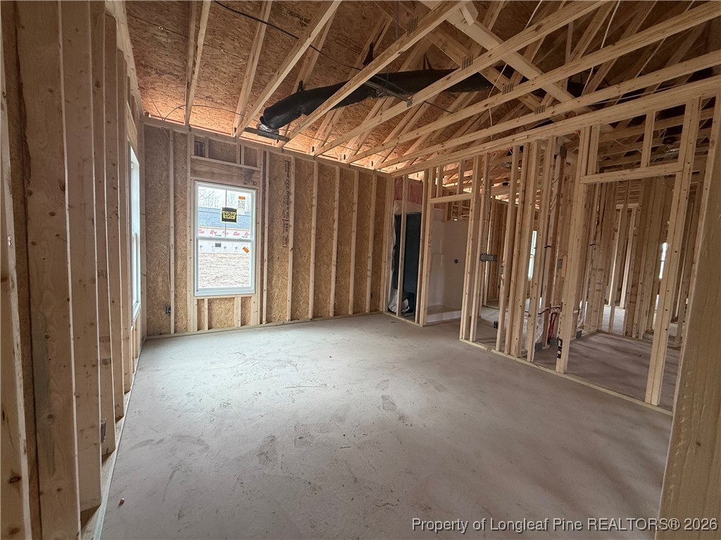 1523 McBryde Lake Road Raeford, NC 28376 - Photo 6 of 14 a view of empty room with stairs