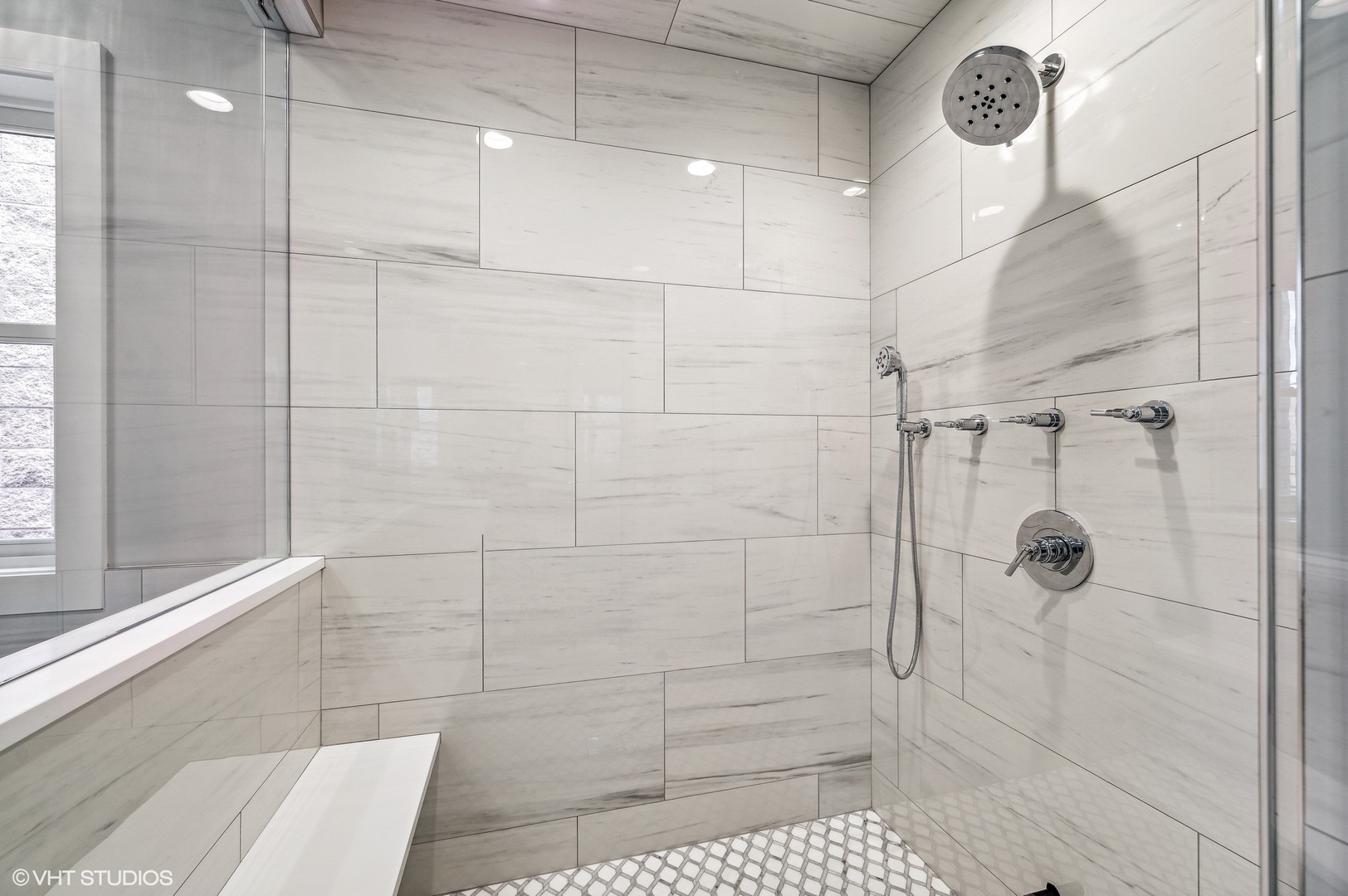 3302 North Hoyne Avenue Chicago, IL 60618 - Photo 13 of 27 a bathroom with a shower