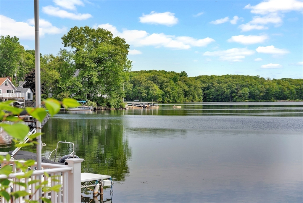 118 Woolford Road Wrentham, MA 02093 - Photo 32 of 41 a view of a lake with houses