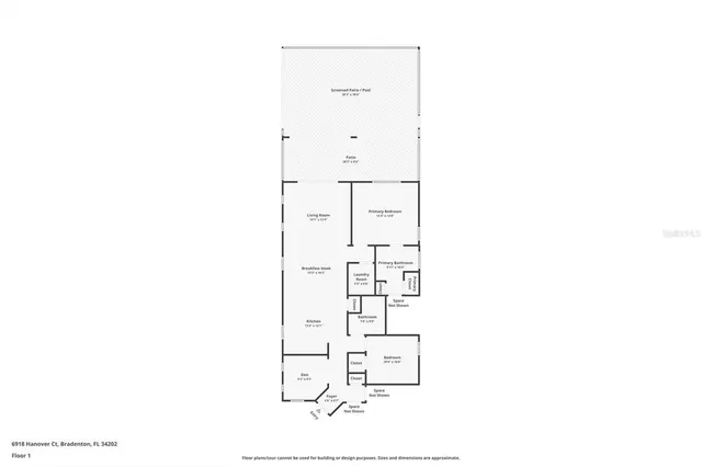 a large dining space with furniture a rug and wooden floor