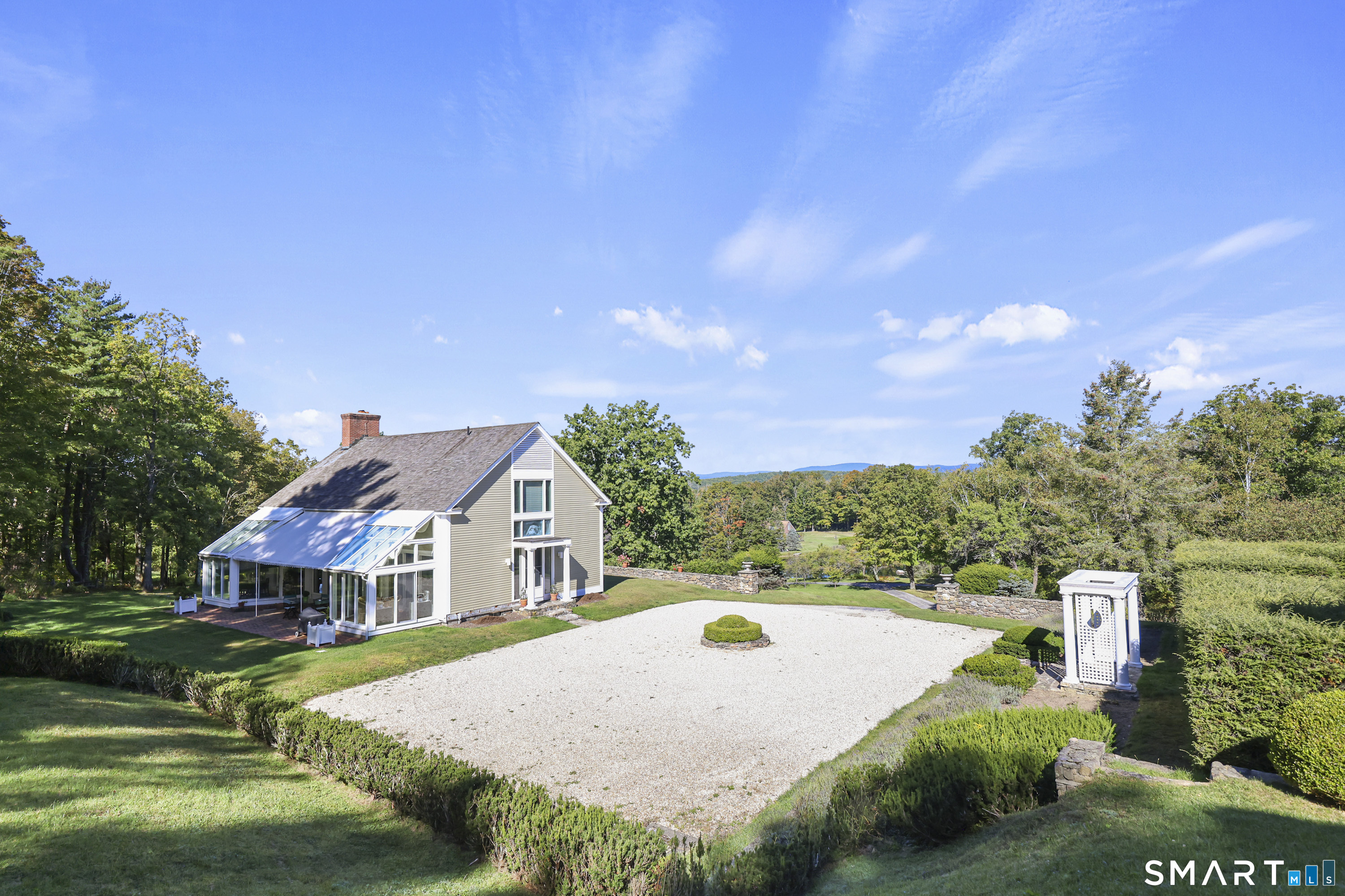 209 Blue Hill Road Great Barrington, MA 01230 - Photo 32 of 37 an aerial view of a house