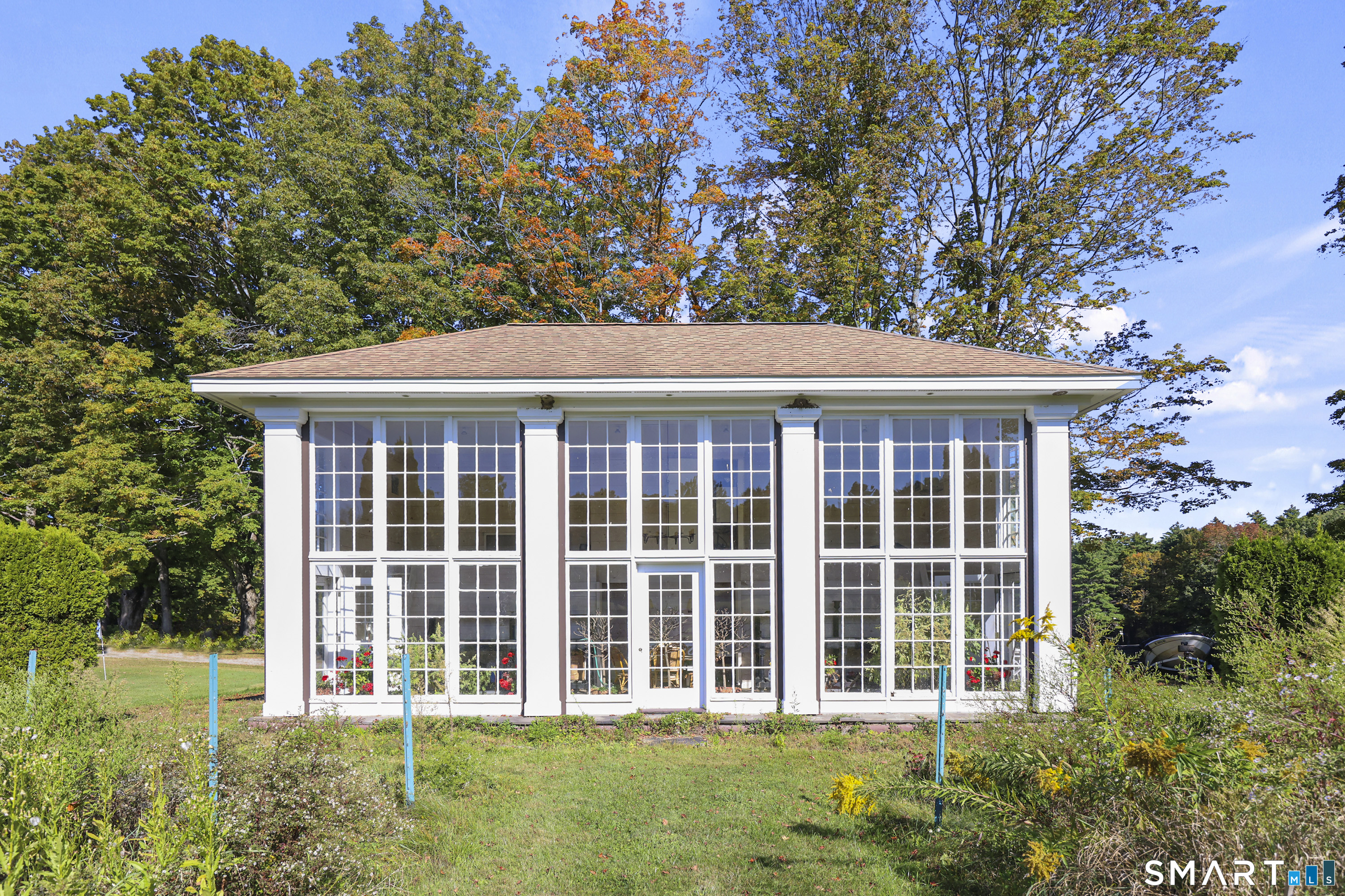 209 Blue Hill Road Great Barrington, MA 01230 - Photo 36 of 37 front view of a house with a yard