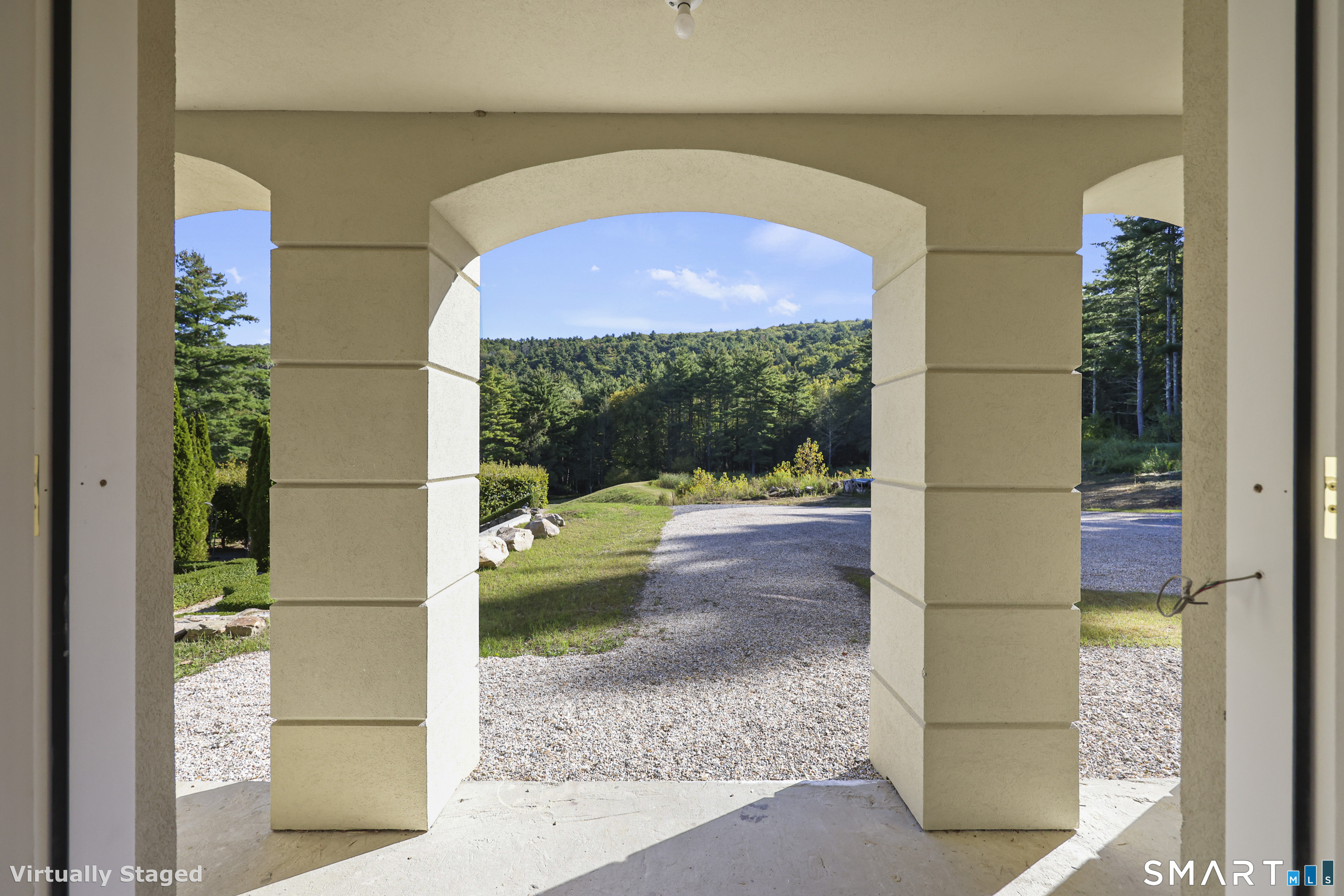 209 Blue Hill Road Great Barrington, MA 01230 - Photo 5 of 37 a view of entrance gate of the house