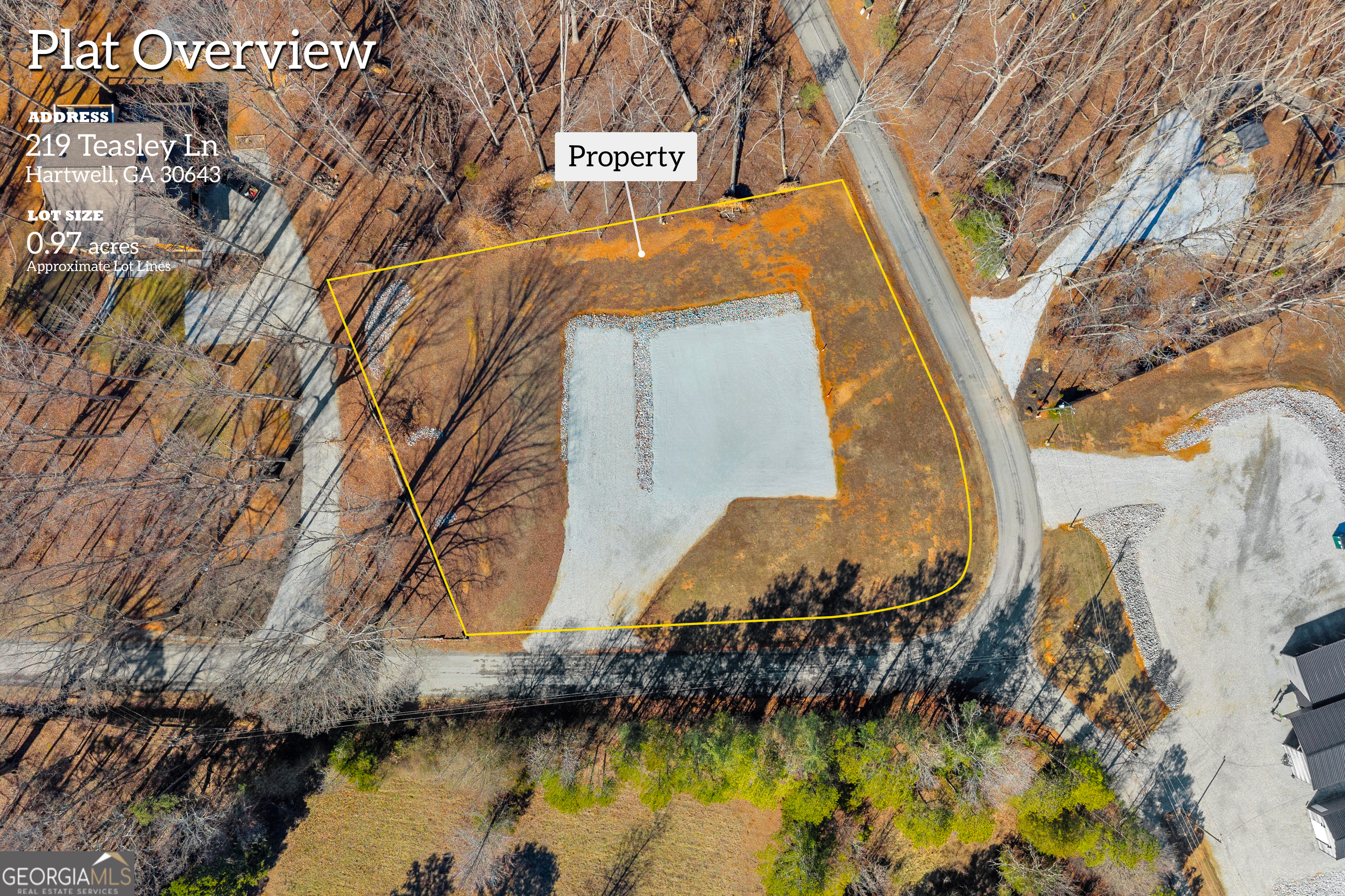 219 Teasley Lane Hartwell, GA 30643 - Photo 1 of 11 a view of a house with a lake