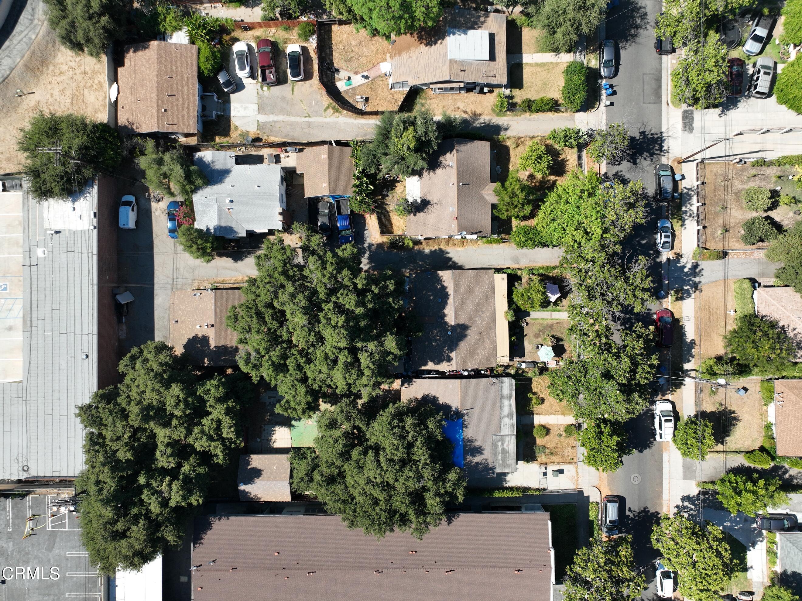 55 Eloise Avenue Pasadena, CA 91107 - Photo 3 of 3 an aerial view of houses with trees