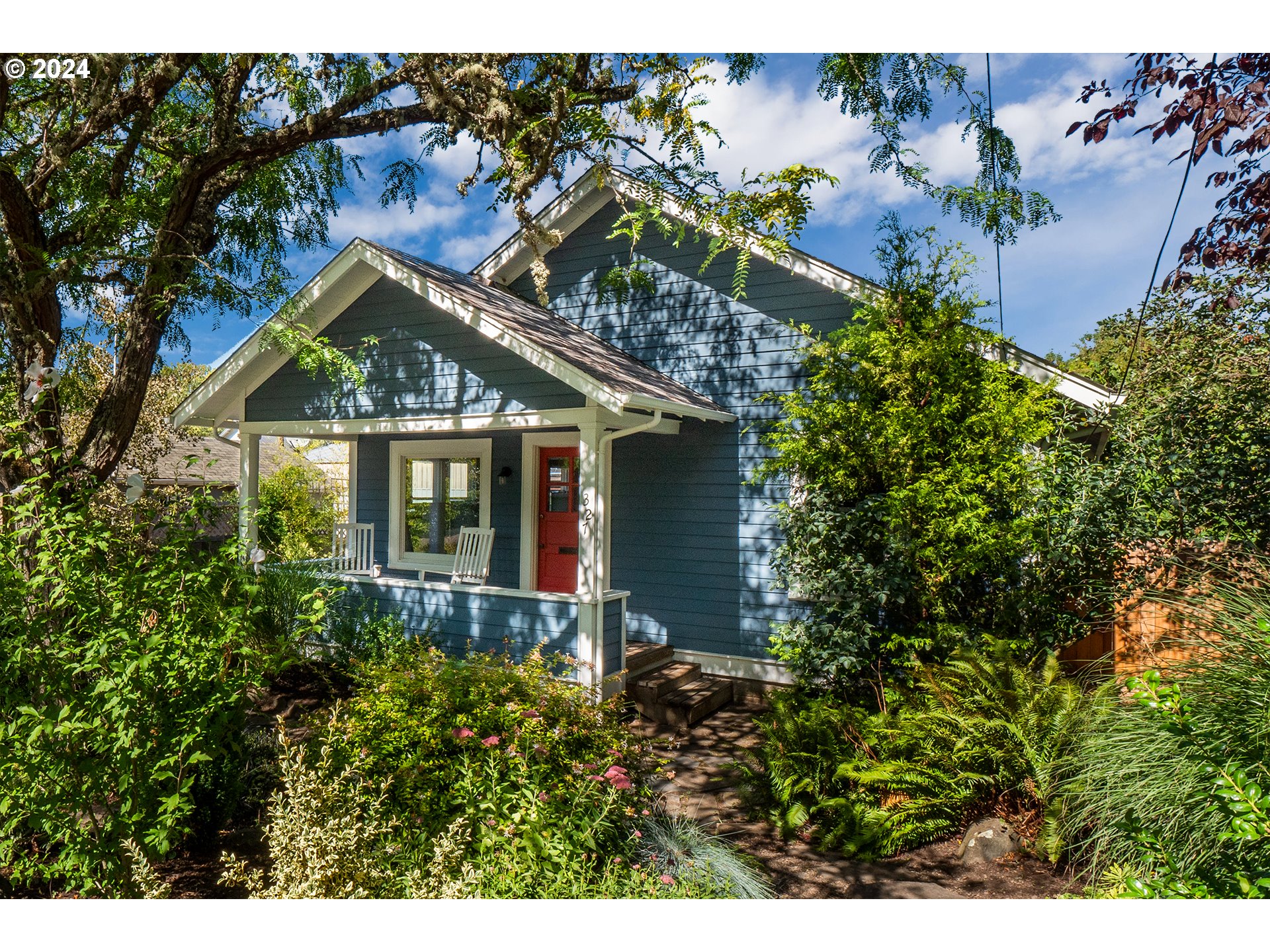 327 Clark Street Eugene, OR 97401 - Photo 2 of 42 an aerial view of house with yard
