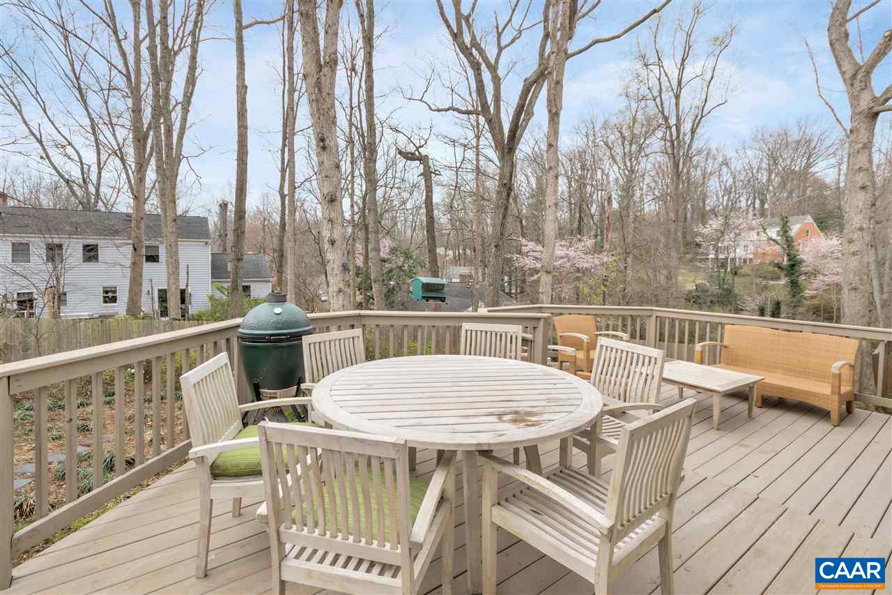 322 North Bennington Road Charlottesville, VA 22901 - Photo 15 of 39 a view of a balcony with two chairs and a table