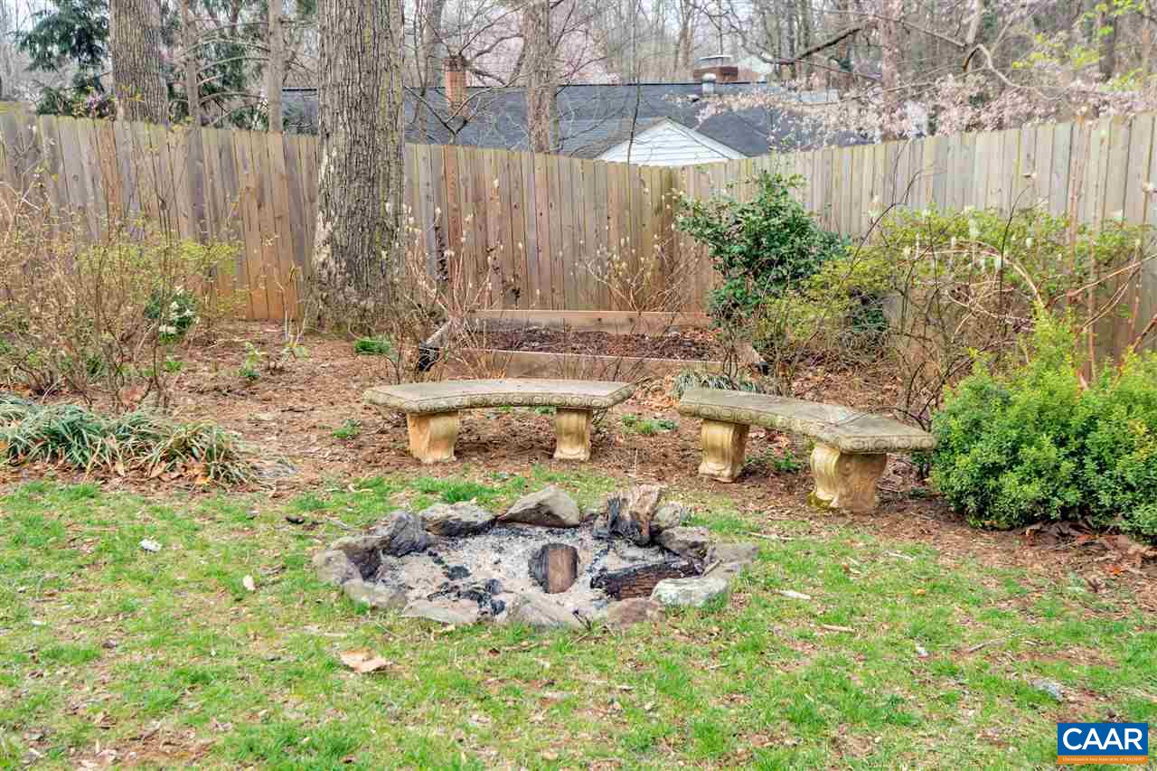 322 North Bennington Road Charlottesville, VA 22901 - Photo 18 of 39 a backyard of a house with lots of green space and trees