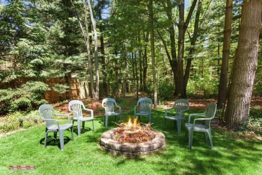 16060 Ruffino Road Union Pier, MI 49129 - Photo 49 of 58 Back Yard Fire Pit