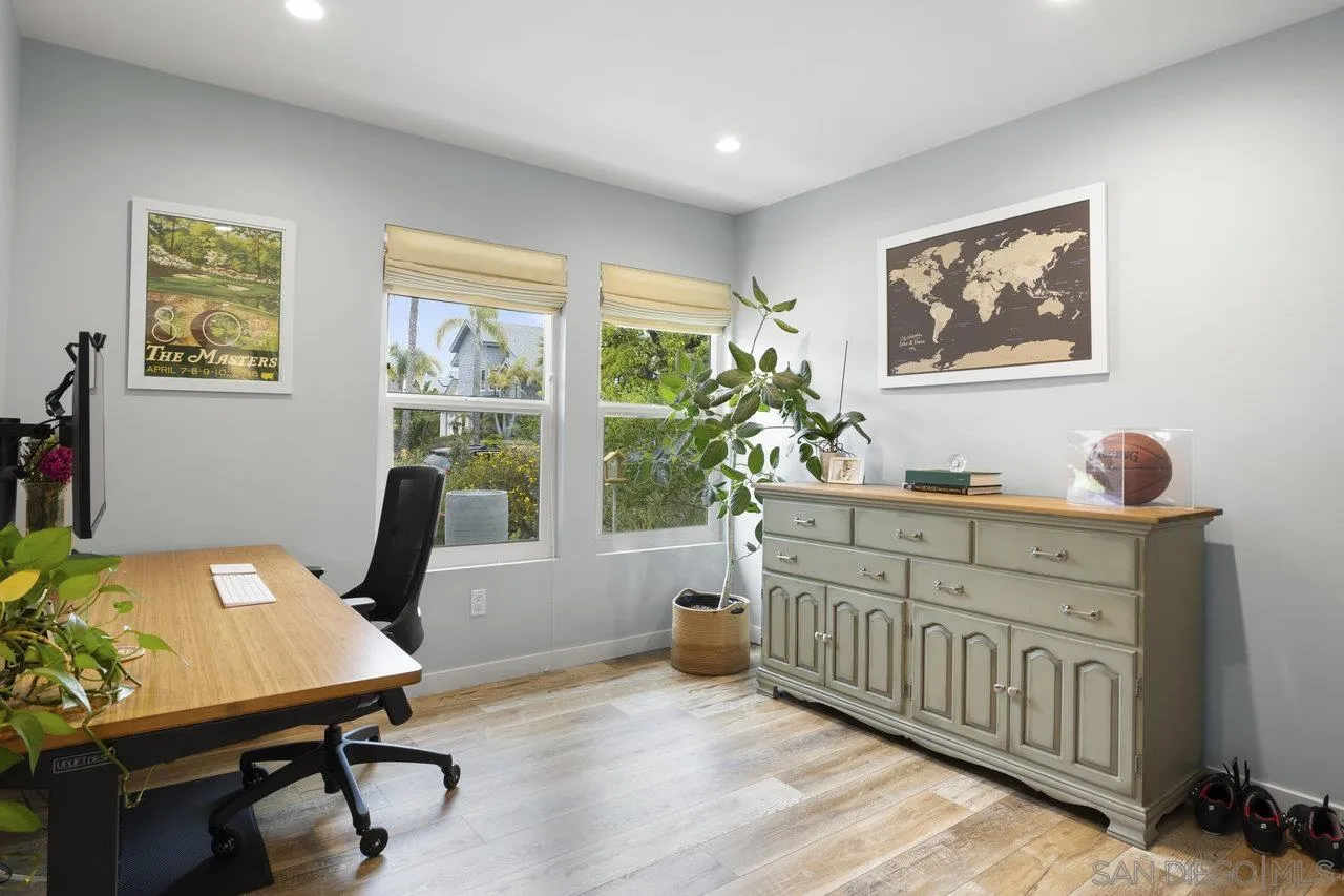 1521 Traske Road Encinitas, CA 92024 - Photo 16 of 23 a bedroom with furniture and a window