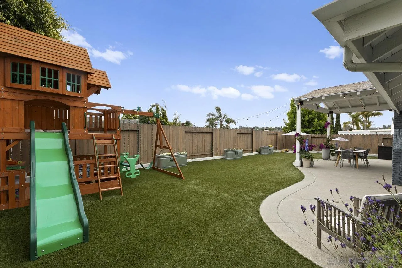 1521 Traske Road Encinitas, CA 92024 - Photo 21 of 23 a view of a house with backyard and a patio