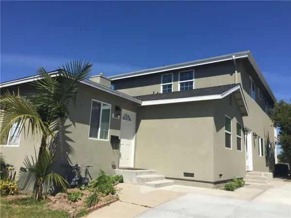 a view of a door of a house