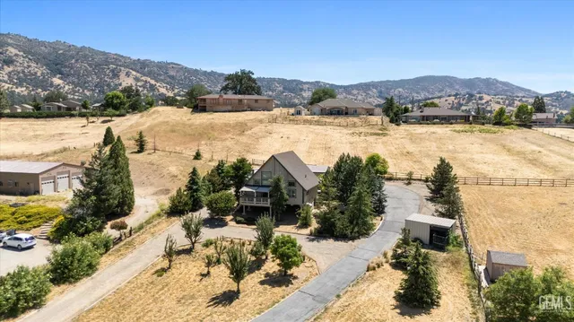 a view of a lake with a mountain in the background