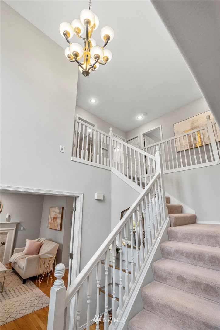 5112 Northeast 20th Street Renton, WA 98059 - Photo 21 of 40 a view of entryway and chandelier
