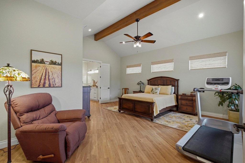 134 North Stallion Ests Drive Spring Branch, TX 78070 - Photo 22 of 67 a bedroom with a bed couch and window
