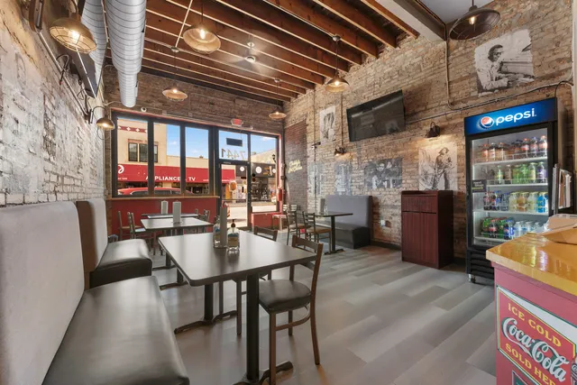 a view of a storage room